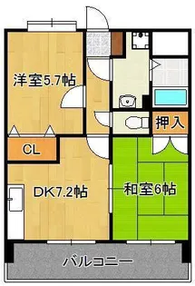 クレイントータス【3階】の間取り