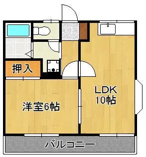 ウィンディア高須【2階】の間取り