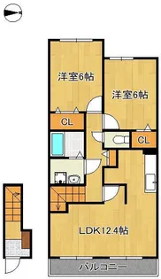フィオーレ【2階】の間取り