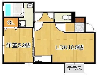 クロスロードⅠ【1階】の間取り