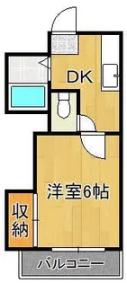 ハイツ クリスタル【3階】の間取り