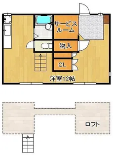 グリーンゲーブル【1階】の間取り