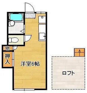 グリーンゲーブル【2階】の間取り