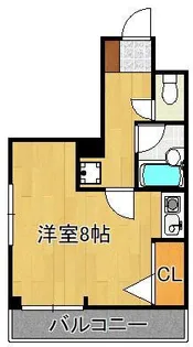 モンターニュ折尾東【3階】の間取り