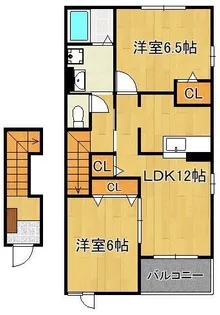 アルベロ【2階】の間取り