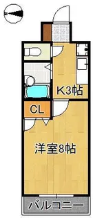 STAYTUSひびきの【2階】の間取り