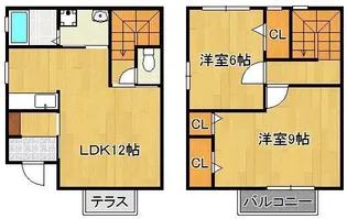 ヴォラーレ学研台Ⅱ【1階】の間取り