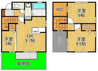 ベルドミールC棟【1階】の間取り