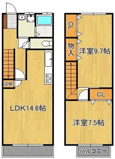 コーポSENⅥ【1階】の間取り