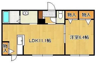 アプリK【1階】の間取り