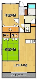 サンフレアー立屋敷【2階】の間取り