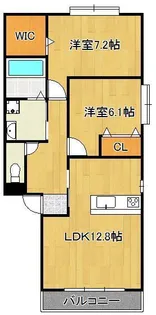 ルネス本城学研台Ⅱ【3階】の間取り