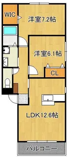 ルネス本城学研台Ⅲ【2階】の間取り