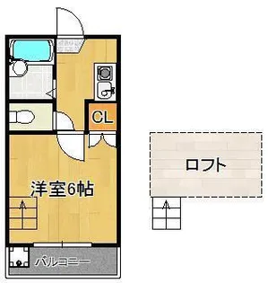PaSTORaL力丸【2階】の間取り