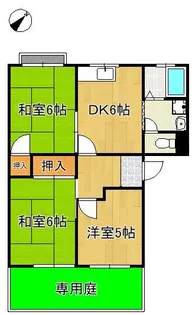フレグランス赤坂 A【1階】の間取り