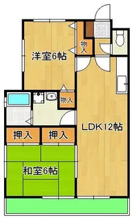 ハイツアリッサム【1階】の間取り