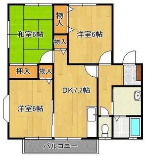 コーポ大谷12【2階】の間取り