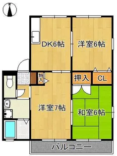 エスポワール【2階】の間取り
