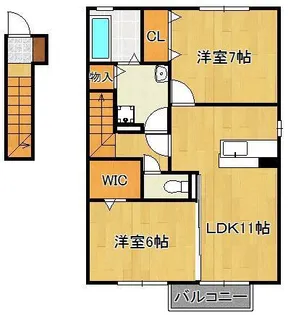 グレイス・ピュア【2階】の間取り