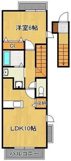 ブライトヒル【2階】の間取り