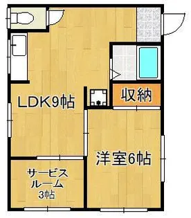ile【1階】の間取り