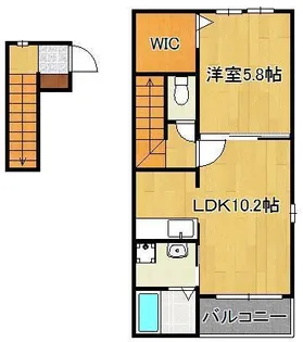 サンフィールド【2階】の間取り