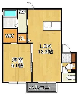 シェソワ ロゼ【2階】の間取り