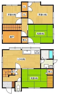 福岡県北九州市八幡西区丸尾町【一戸建】の間取り
