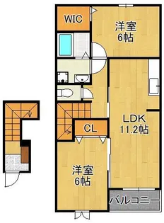Pastorale 今古賀Ⅰ【2階】の間取り