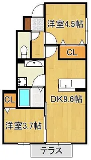 砂山みずほ【1階】の間取り