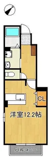 シャルマンはなのまち【1階】の間取り