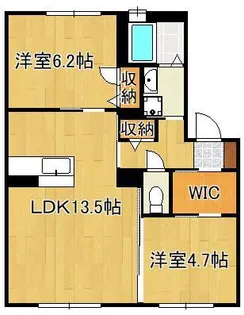 セレッソⅡ【2階】の間取り