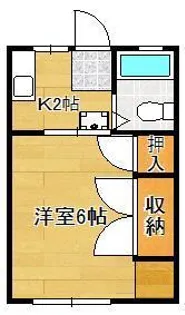 麻布ハイツ【1階】の間取り