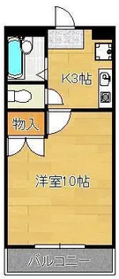 パークサイド本城【1階】の間取り