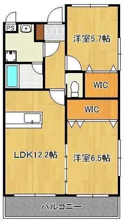 医生ヶ丘ヴァレンシア B棟【3階】の間取り