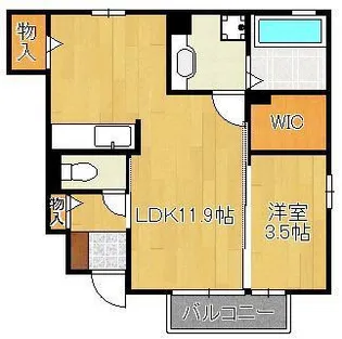 丸ノ内みずほ【1階】の間取り