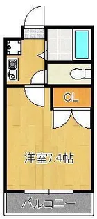 ラビータ本城 A棟【1階】の間取り