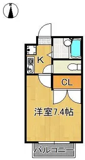 ラビータ本城 B棟【3階】の間取り