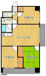 第5晴和ビル【2階】の間取り