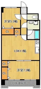 第5晴和ビル【3階】の間取り