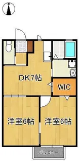 ストリエ デル オルソ【2階】の間取り