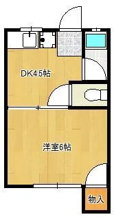 マークハイツ光明 A棟【1階】の間取り