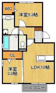Elvita高峯【3階】の間取り