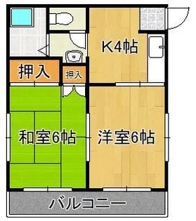 アベニュー医生ケ丘【3階】の間取り