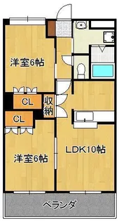 サン・ベルジュ【2階】の間取り
