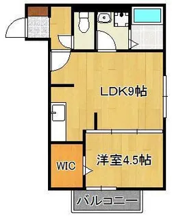 メゾンプランタニエール ドゥ【2階】の間取り