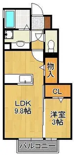 メゾンプランタニエール トロワ【1階】の間取り