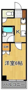 優花ハイツ【4階】の間取り