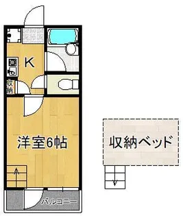 アルシュ折尾【1階】の間取り