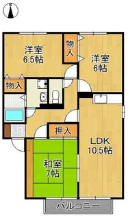 グランコンフォール【2階】の間取り